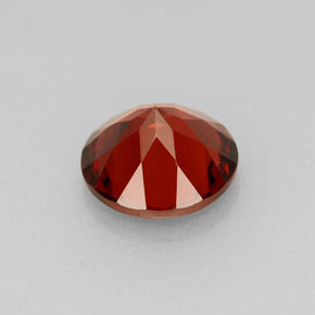 Granate almandino rojo natural de 1,47 ct, corte redondo, VVS-VS