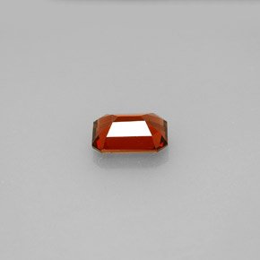 Granate almandino rojo natural de 1,05 ct, corte esmeralda, VS