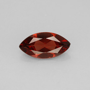 granate almandino Roja natural de 1.06 ct, Marquesa, VS