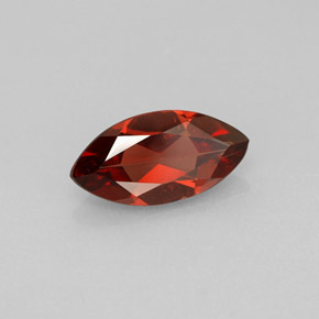 granate almandino Roja natural de 1.06 ct, Marquesa, VS