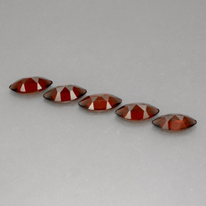 Gemas de granate almandino Roja natural de  ct, Marquesa, VS