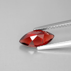 Granate almandino rojo natural de 1,43 ct, marquesa, VS
