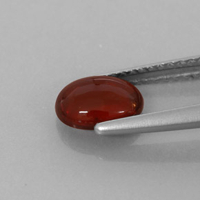 Granate almandino rojo natural de 1,27 ct, transparente, transparente / translúcido