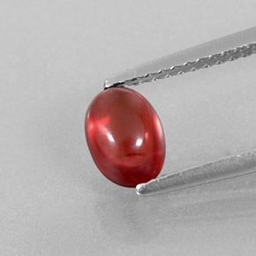 Granate almandino rojo natural de 1,15 ct, transparente, transparente / translúcido