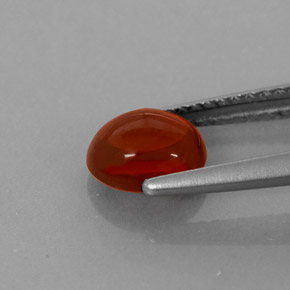 Granate almandino rojo natural de 1,49 ct, transparente, transparente / translúcido