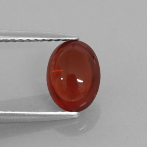 granate almandino Roja natural de 1.82 ct, Transparente, Transparente / Translúcido