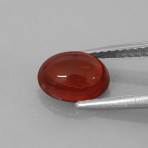 granate almandino Roja natural de 1.82 ct, Transparente, Transparente / Translúcido