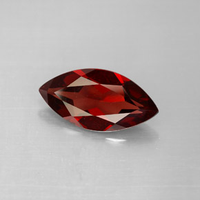 Granate almandino rojo natural de 2,73 ct, marquesa, VVS-VS