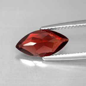 Granate almandino rojo natural de 2,73 ct, marquesa, VVS-VS