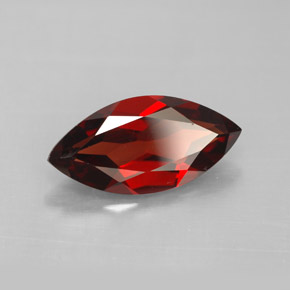 granate almandino Rojo oscuro natural de 2.80 ct, Marquesa, VS