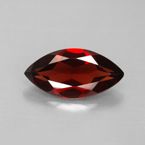 granate almandino Rojo oscuro natural de 3.06 ct, Marquesa, VS