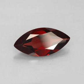 granate almandino Rojo oscuro natural de 2.66 ct, Marquesa, VS