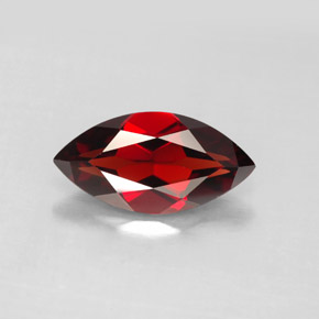 granate almandino Rojo oscuro natural de 3.04 ct, Marquesa, VS