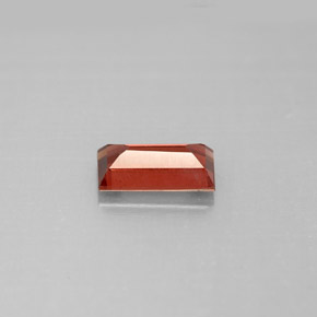 Granate almandino rojo natural de 1,05 ct, baguette, VS