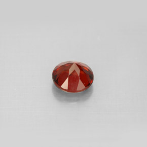 granate almandino Rojo oscuro natural de 1.20 ct, Corte Redondo, VS