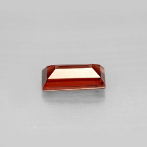 Granate almandino rojo natural de 1,18 ct, baguette, VVS-VS