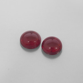 Gemas de granate almandino rojo natural de  ct, transparente, transparente / translúcido