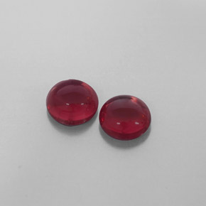 Gemas de granate almandino rojo natural de  ct, transparente, transparente / translúcido