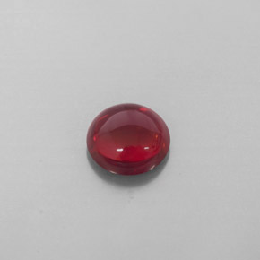 granate almandino Rojo oscuro natural de 2.54 ct, Transparente, Transparente / Translúcido