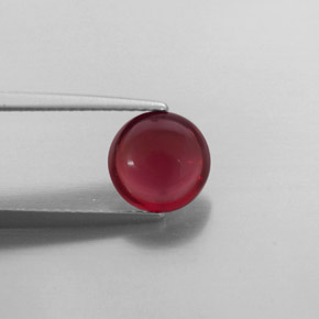 Granate almandino rojo intenso natural de 2,32 ct, transparente, transparente / translúcido