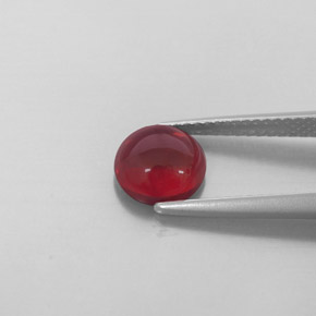 Granate almandino rojo natural de 2,08 ct, transparente, transparente / translúcido