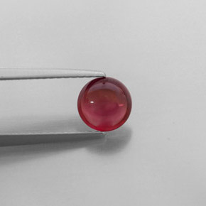granate almandino Roja natural de 1.45 ct, Transparente, Transparente / Translúcido