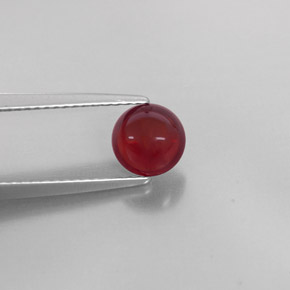 granate almandino Roja natural de 1.44 ct, Transparente, Transparente / Translúcido