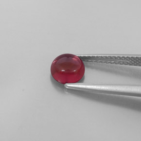 Granate almandino rojo natural de 1,40 ct, transparente, transparente / translúcido