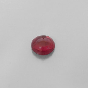 Granate almandino rojo intenso natural de 0,98 ct, transparente, transparente / translúcido