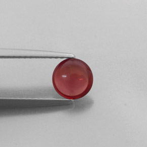 Granate almandino rojo natural de 0,95 ct, transparente, transparente / translúcido