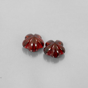 Gemas de granate almandino rojo natural de  ct, transparente, transparente / translúcido
