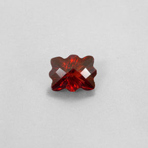 granate almandino Rojo oscuro natural de 1.87 ct, Transparente, Transparente / Translúcido