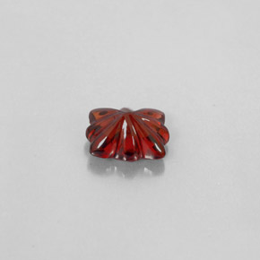 granate almandino Rojo oscuro natural de 1.87 ct, Transparente, Transparente / Translúcido