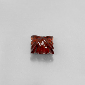 Granate almandino rojo natural de 2,21 ct, transparente, transparente / translúcido