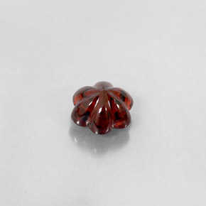 granate almandino Rojo oscuro natural de 2.63 ct, Transparente, Transparente / Translúcido