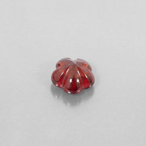 Granate almandino rojo natural de 1,83 ct, transparente, transparente / translúcido