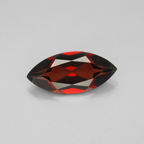 Granate almandino rojo natural de 2,97 ct, marquesa, VVS-VS