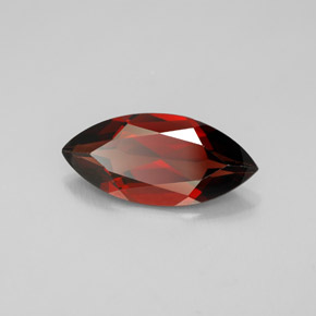 Granate almandino rojo natural de 2,97 ct, marquesa, VVS-VS