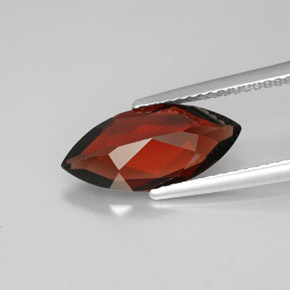 Granate almandino rojo natural de 2,97 ct, marquesa, VVS-VS