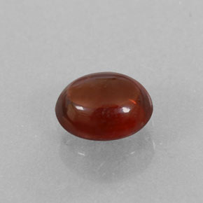 Granate almandino rojo natural de 0,92 ct, transparente, transparente / translúcido