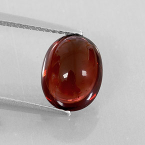 Granate almandino rojo natural de 3,38 ct, transparente, transparente / translúcido