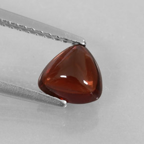 Granate almandino rojo natural de 1,17 ct, transparente, transparente / translúcido