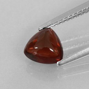 Granate almandino rojo natural de 1,17 ct, transparente, transparente / translúcido