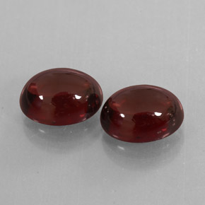 Gemas de granate almandino rojo natural de  ct, transparente, transparente / translúcido