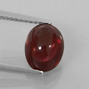 Granate almandino rojo natural de 2,94 ct, transparente, transparente / translúcido