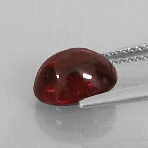 Granate almandino rojo natural de 2,94 ct, transparente, transparente / translúcido