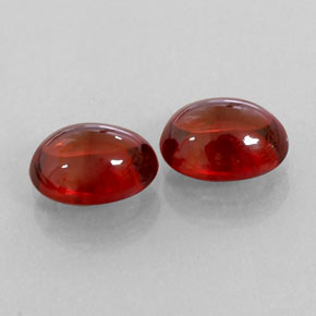 Gemas de granate almandino Rojo oscuro natural de  ct, Transparente, Transparente / Translúcido
