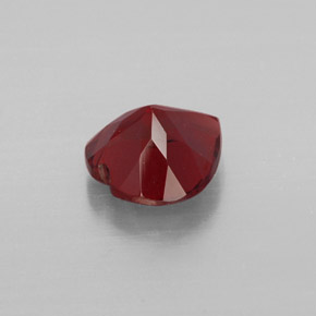 Granate almandino rojo natural de 1,52 ct, forma de corazón, VVS-VS