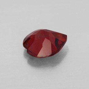Granate almandino rojo natural de 1,35 ct, forma de corazón, VVS-VS