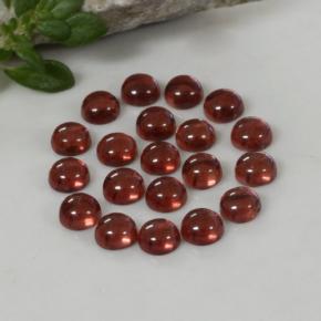 Gemas de granate almandino Rojo sangría natural de 3.75 ct, Corte Redondo, Transparente